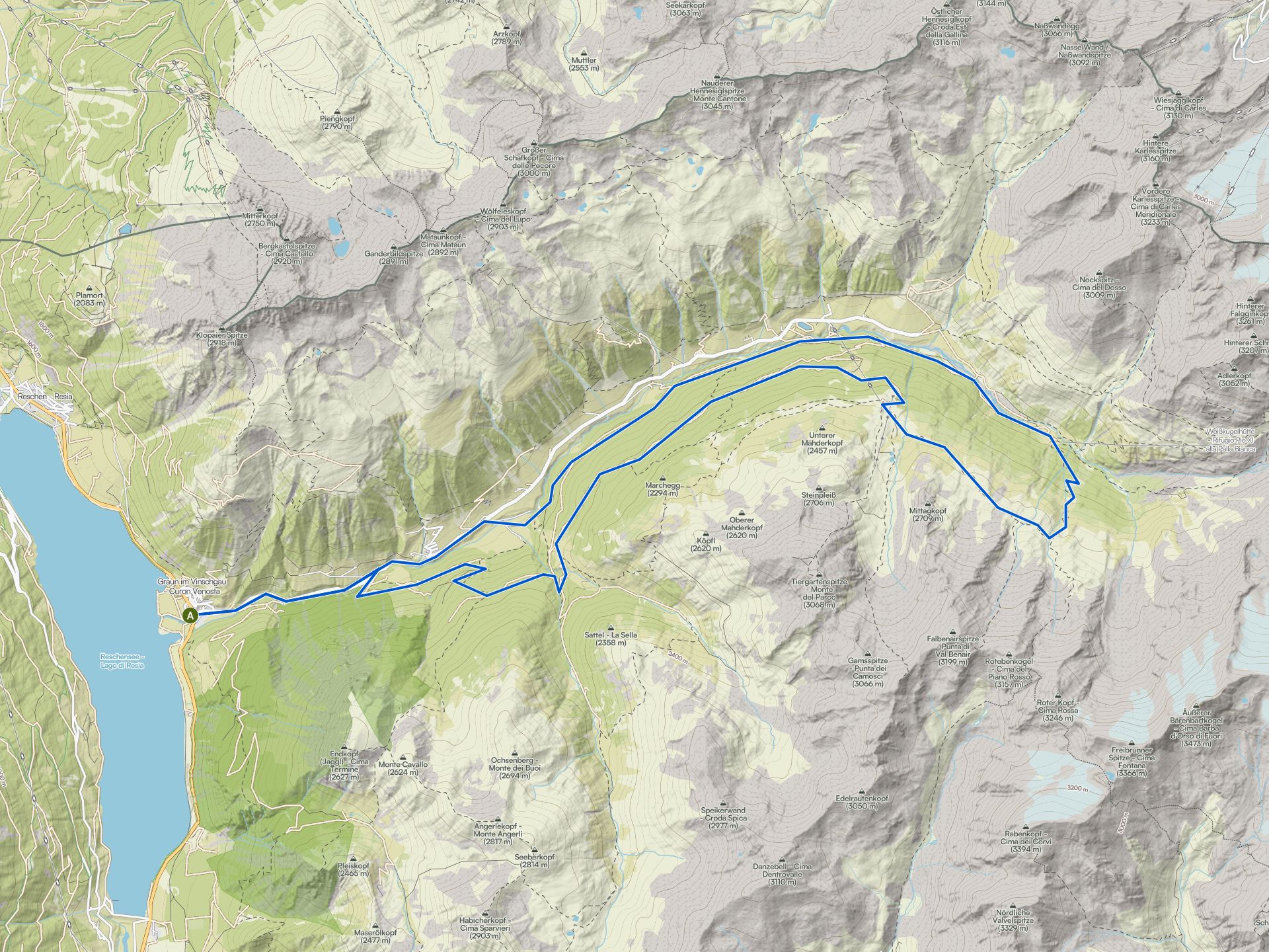 Die Top-Mountainbike-Touren rund um den Reschensee | Komoot